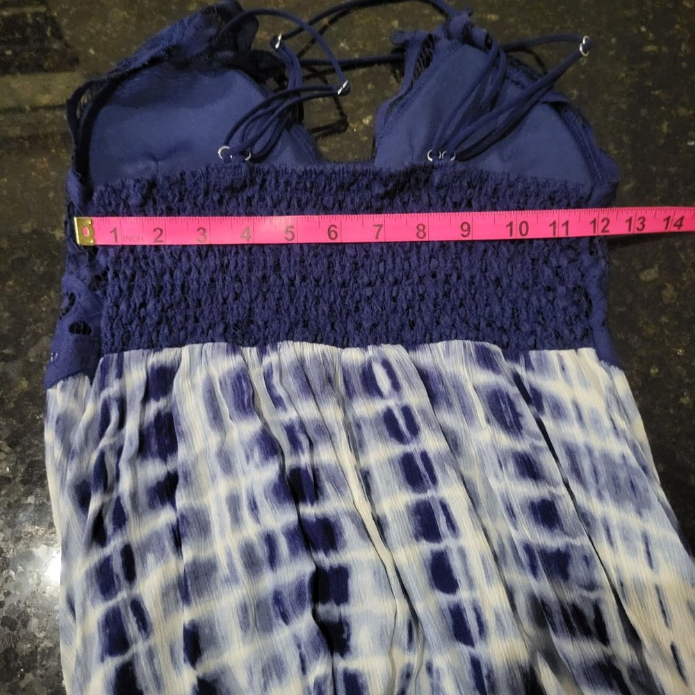 Rue21 Juniors Strappy Sleeveless Dress, Blue, Medium - Picture 11 of 11
